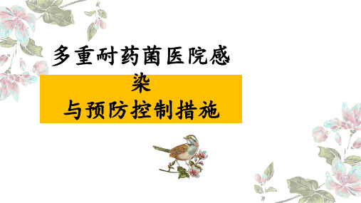 多重耐药菌医院感染与预防控制措施医务科2021年11月
