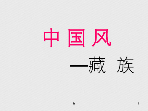藏族服饰解析