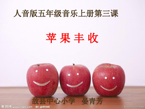 苹果丰收课件讲义