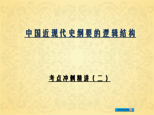 中国近现代史纲要的逻辑结构知识分享