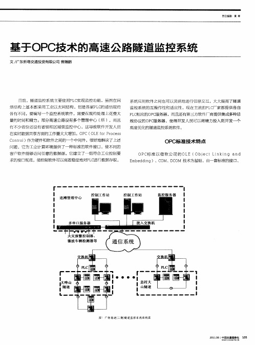 基于OPC技术的高速公路隧道监控系统