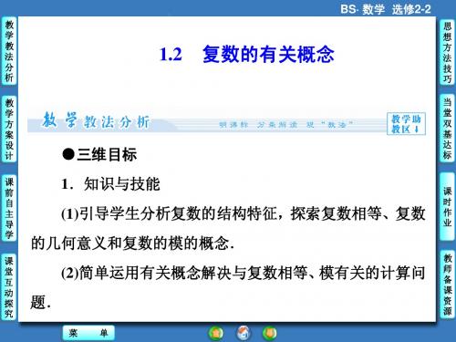 5.1.2复数的有关概念 课件(北师大版选修2-2)