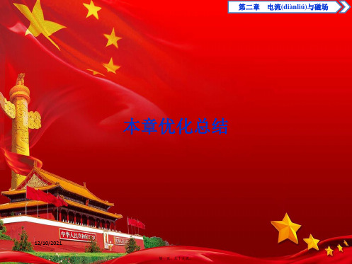 高中物理第二章电流与磁场优化总结课件教科选修11教科高中选修11物理课件