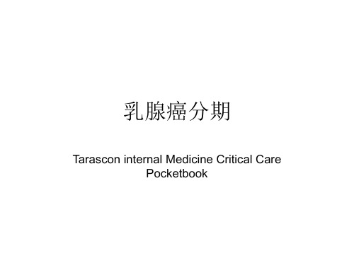 乳腺癌分期 