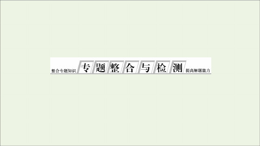 2019_2020学年高中历史专题整合与检测3课件人民版选修3