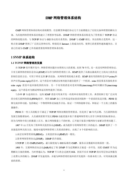 SNMP网络管理体系结构