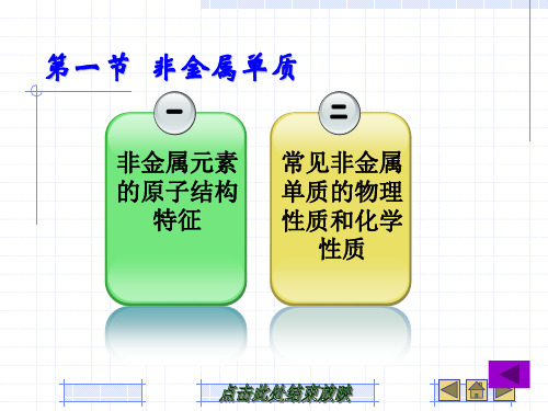 常见非金属单质及其化合物