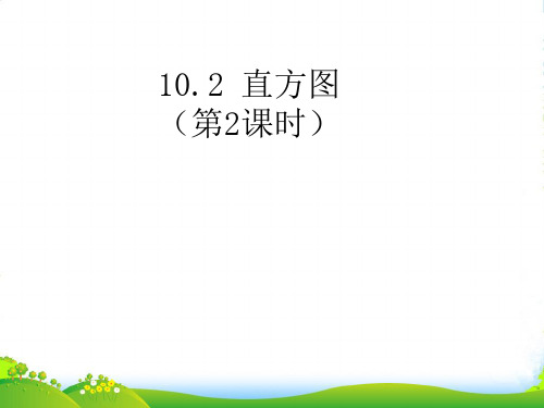 人教版七年级数学下册第十章《10.2 直方图(第2课时)》公开课课件
