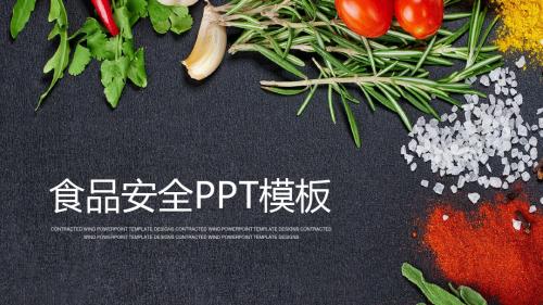 食品安全PPT模板