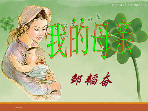 语文八年级下册《我的母亲》优秀实用课件：46页