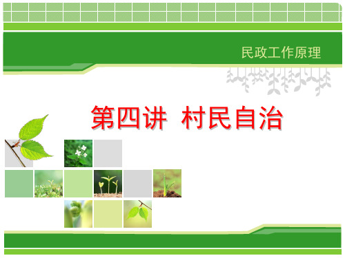 村民自治管理