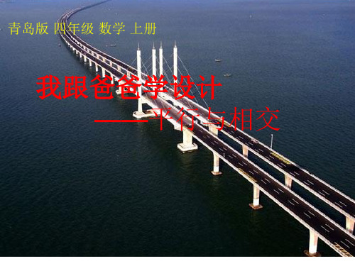 我跟爸爸学设计——平行与相交