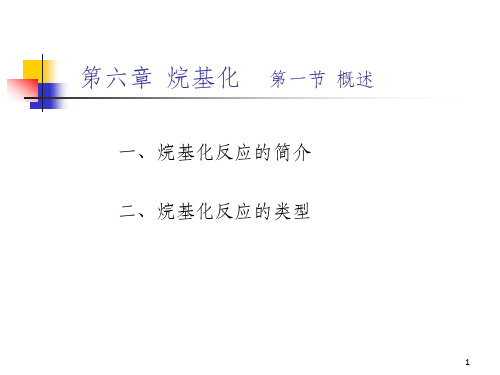 精细有机合成06第六章烷基化