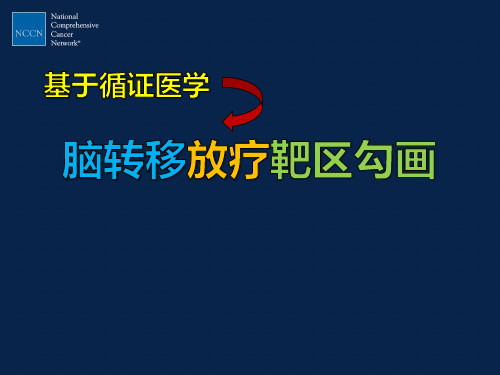 脑转移放疗靶区勾画