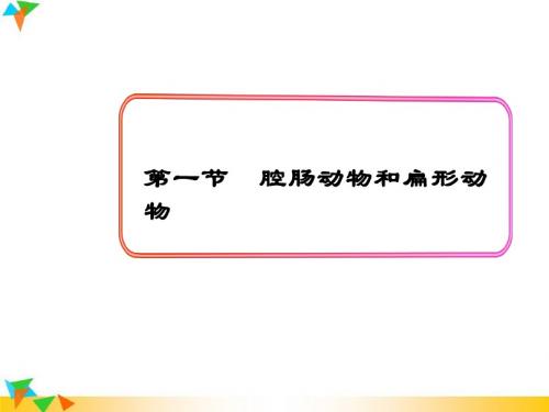 【人教版八年级生物上册】第五单元  第一章  动物的主要类群 第一节  腔肠动物和扁形动物 PPT课件