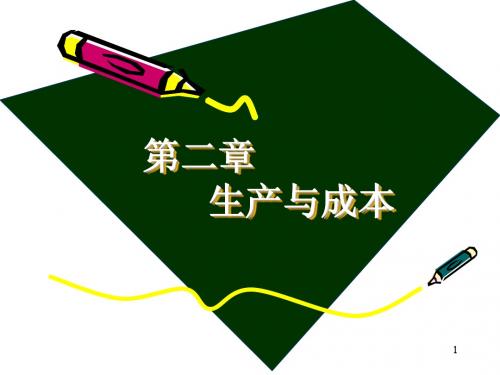 北科大经管课件04-生产与成本(1)