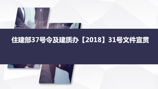 危险性较大的分部分项工程安全管理规定(PPT38页)