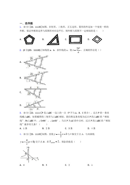 上海罗店中学初中数学九年级下期中测试卷(专题培优)