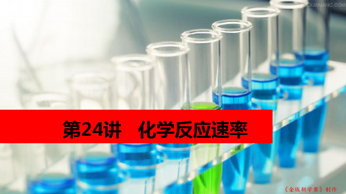 高考(鲁科版)化学大一轮复习配套课件：第七章 化学反应速率和化学平衡 第24讲