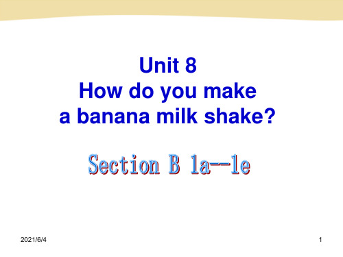 2013新人教版八年级上unit8-Section-B1a-1ePPT课件