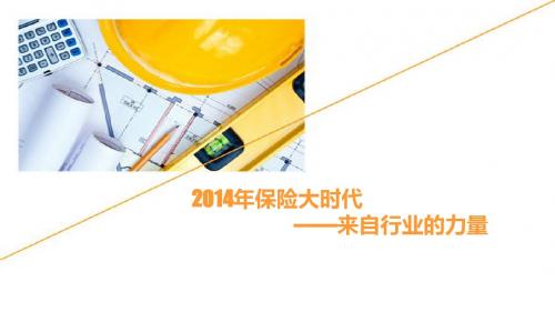 2014年保险大时代