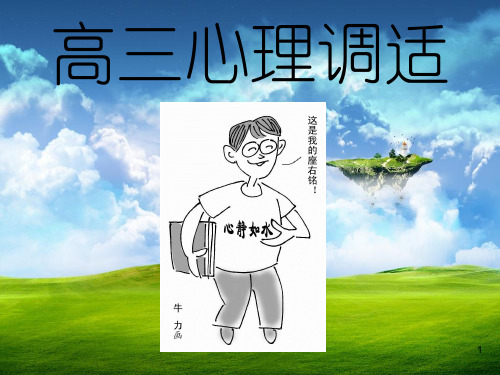 高中心理健康教育高三心理调适 主题班会课件