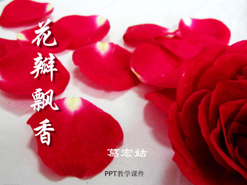 小学三年级下学期语文《花瓣飘香》PPT课件