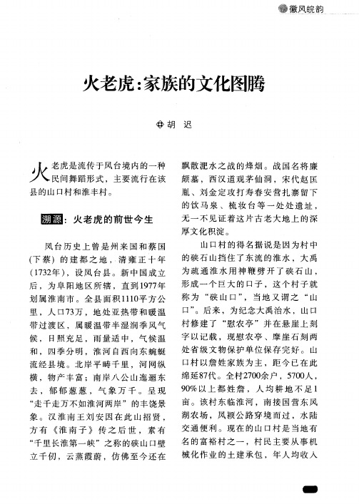 火老虎：家族的文化图腾