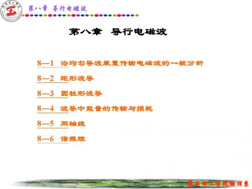第八章 导行电磁波