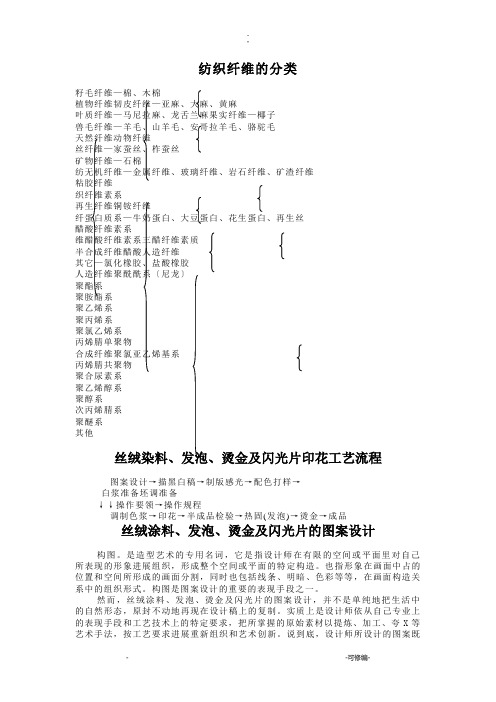 纺织纤维的分类