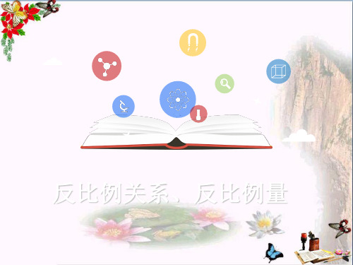 (精选)六年级数学下册6.3反比例关系、反比例的量 PPT精品课件(新版)苏教版