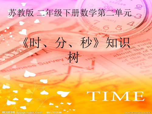 (优选)二年级数学下册第二单元《时、分、秒》 优秀课件3苏教版