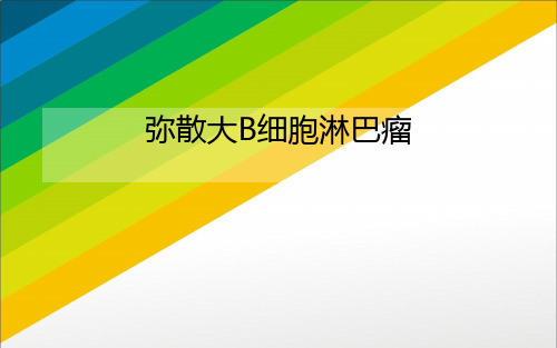 弥散大B细胞淋巴瘤病例分析ppt  seminar