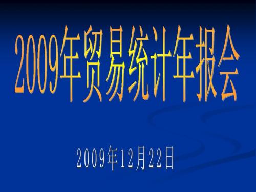 2009年商贸年报报表解释讲稿、图样