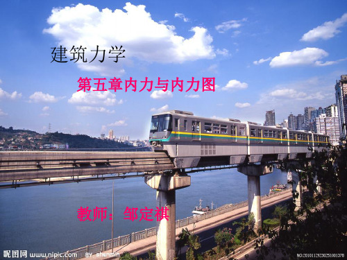 建筑力学之内力和内力图PPT模版