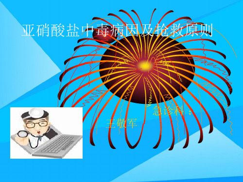 亚硝酸盐中毒病因及抢救原则优质PPT