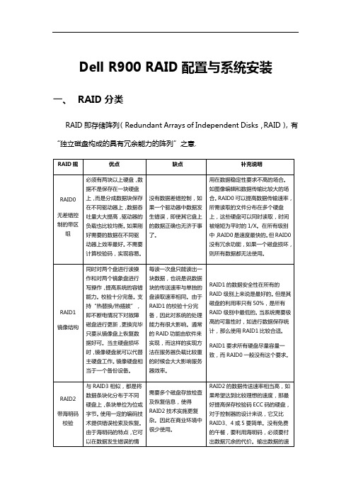 DELL 服务器 磁盘RAID制作与系统安装