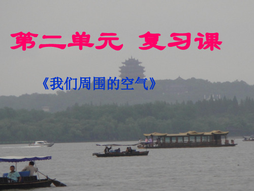 人教版初中化学九上复习课_ 我们周围的空气 精品课件