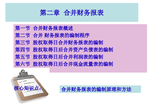 第十章合并财务报表