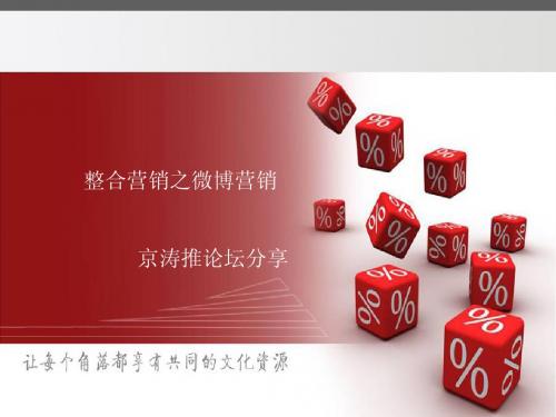 微博营销案例讲解-京涛推分享