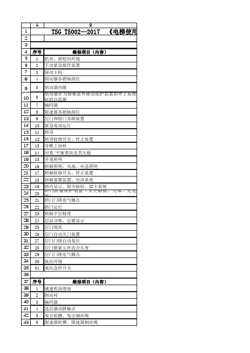 T5002-2017直梯