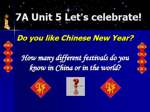 7A unit5新牛津译林版英语七年级上册第五单元Reading