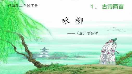 二年级语文下册课件-1 咏柳9-部编版(共15张PPT)