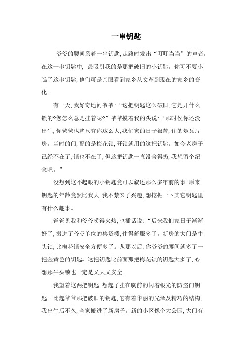 一串钥匙