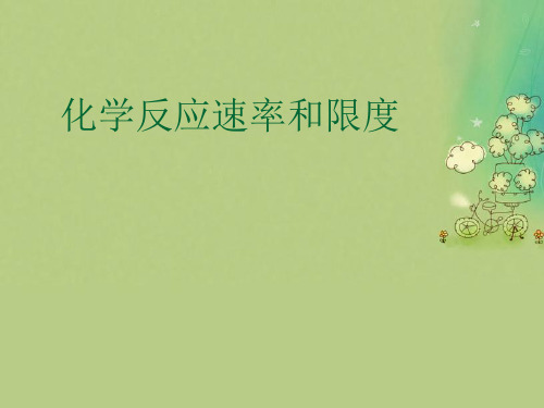 化学反应速率和限度优秀课件