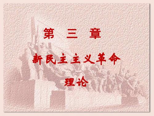 毛概课件-第三章