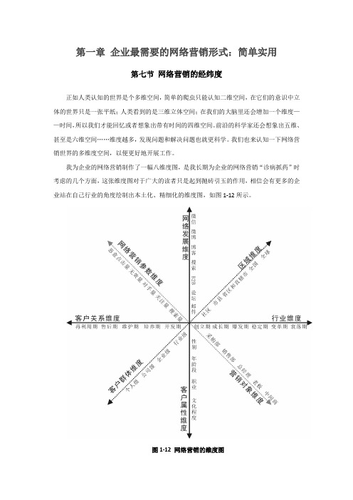 《快速见效的企业网络营销 B2B 大宗B2C》第一章七节