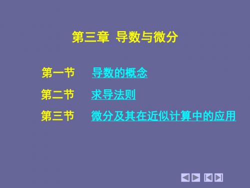 高等数学(侯风波)导数与微分课件PPT