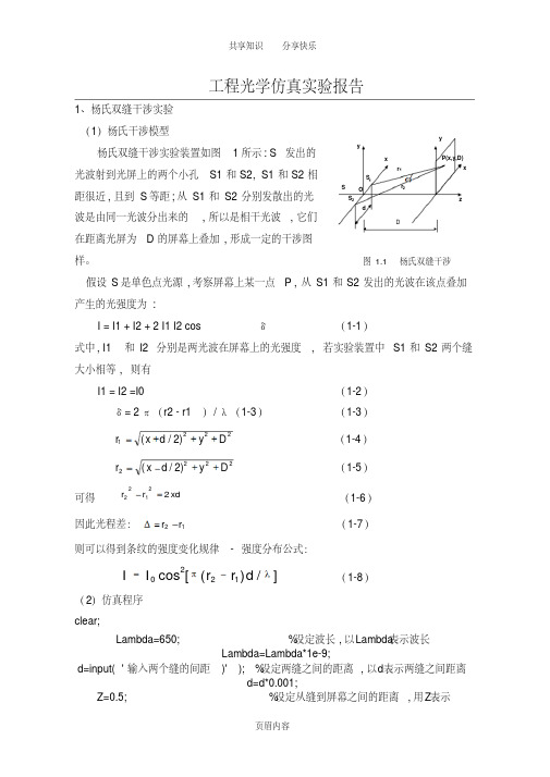 工程光学matlab仿真