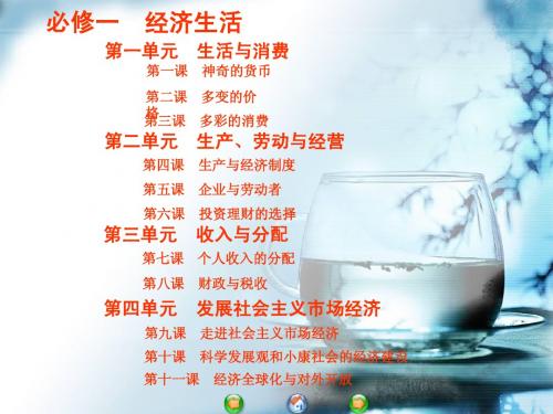 高中政治目录